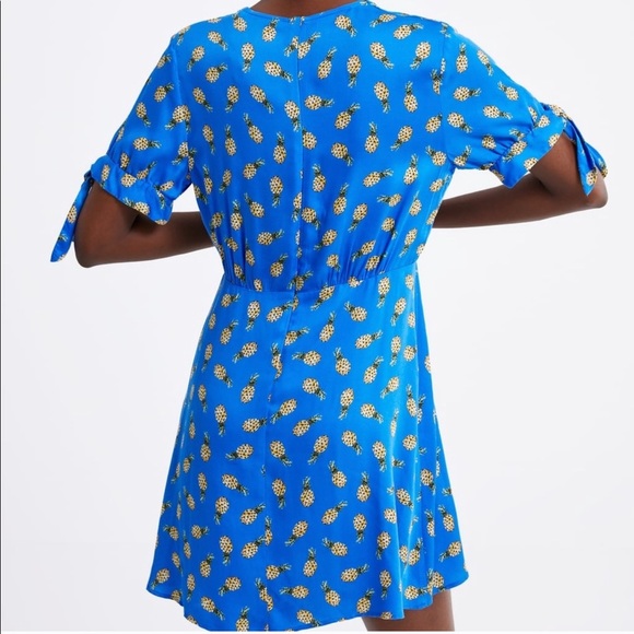 zara pineapple dress